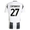 Maillot de Supporter Juventus Cambiaso 27 Domicile 2024-25 Pour Homme